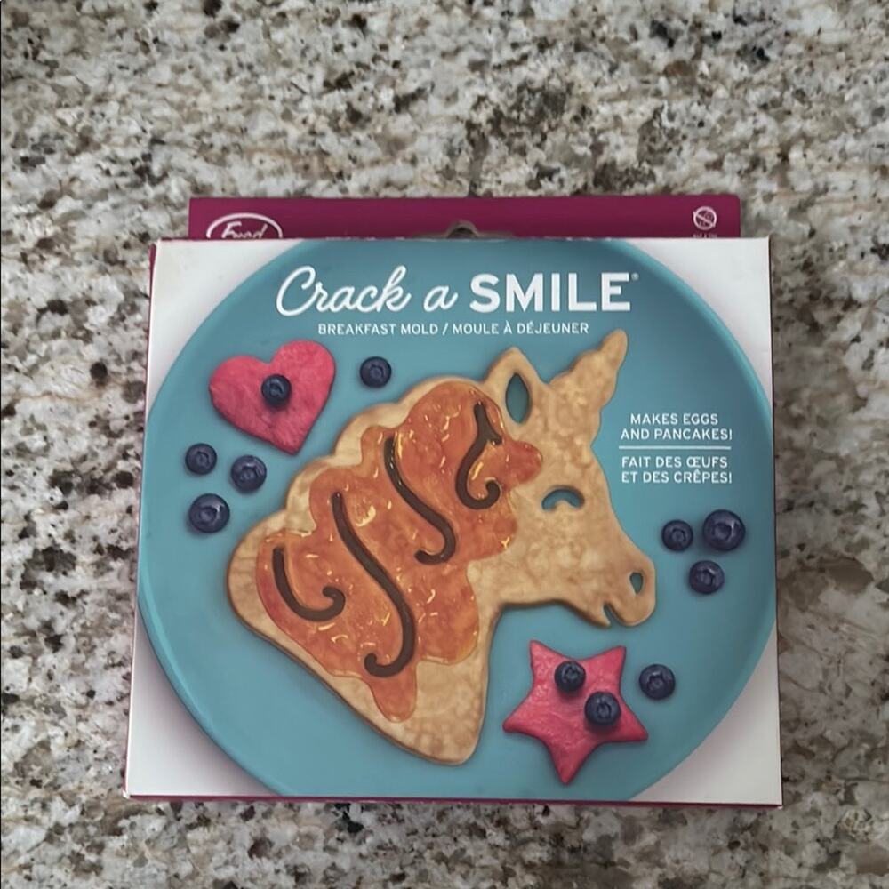 Fred Blue and Pink Unicorn Breakfast Mold